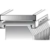 Image de Du val Profil dossiers suspendus - Argent