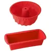 Image de DR OETKER Moule Kougelhopf et Moule à Gâteau en Silicone - Flexxibel Love - Rouge