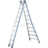 Image de 2442608 Échelle transformable 2 plans 2x8 marches aluminium 4,04 m