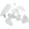 Image de Suspension en métal et papier blanc 110 cm Screen Murano - Market set