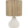 Image de Lampe en céramique mat blanche 58 cm Portinatx - Market set