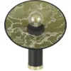 Image de Lampe en métal peint kaki 37 x 22 cm Gatsby - Market set