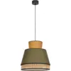 Image de Suspension en lin kaki et curry 40 cm Singapour - Market set