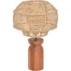 Image de Lampe en bois et raphia naturel 43 cm Odyssée - Market set