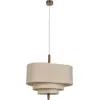 Image de Suspension en tissu crème 58 cm Pebble - Market set