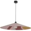 Image de Suspension Tissu Seventies Rose Market Set Sonia Laudet D80Cm - Market Set