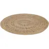 Image de Tapis rond en jute naturelle Patna.