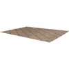 Image de Tapis extérieur en polypropylène Allan naturel 170 x 120 cm.