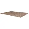 Image de Tapis extérieur en polypropylène Allan naturel 230 x 160 cm.