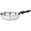 Image de Lot de 2 poêles inox 24 et 28 cm + poignée - 341960 - Comete - BAUMALU