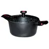 Image de Faitout aluminium anti-adhérent 24cm + couvercle - 383605 - Granit Pro - BAUMALU