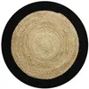 Image de TheDecoFactory FUNNY JUTE Tapis - Rond Ø 120 cm