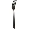 Image de Fourchette de table monobloc Delta black inox (lot de 6)