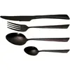 Image de Ménagère 16 pièces inox noir - 40116 - Delta - PRADEL PREMIUM