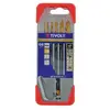 Image de Tivoly Foret Métaux HSS 6 pièces - Ø 2-8 mm - Revêtement TiN