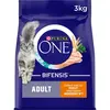 Image de PURINA-Croquettes Chat   Purina One Adulte Poulet Céréales Complètes   3 kg