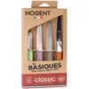 Image de Coffret de 3 couteaux et un éplucheur - 00098V - Classic Polypro Pastel - NOGENT 3 ETOILES