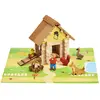 Image de JEUJURA - Ma ferme en bois - 60 pcs