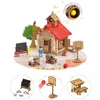 Image de Jeu jura L'école du village construction - Multicolore
