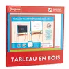 Image de Jeujura TABLEAU MULTIFONCTIONS EN BOIS avec fonction DESSIN - 8743