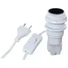 Image de Tibelec Kit adaptateur bouteille E14 blanc