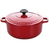 Image de Cocotte ronde en fonte émaillée 24cm rubis sublime - PUC472458 - CHASSEUR