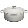 Image de Cocotte ronde en fonte émaillée 24cm macadamia - PUC472461 - Sublime - CHASSEUR