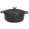 Image de Cocotte ronde en fonte émaillée 26cm noir - PUC472601 - CHASSEUR