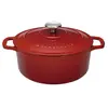Image de Cocotte ronde en fonte émaillée 28cm rubis - PUC472858 - CHASSEUR