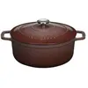 Image de Cocotte ronde en fonte émaillée 28cm bois de rose - PUC472862 - Sublime - CHASSEUR