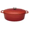 Image de Cocotte ovale en fonte émaillée 29cm rubis - PUC472958 - CHASSEUR