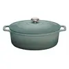 Image de Cocotte en fonte émaillée 33cm bleu quartz - PUC473325 - Sublime - CHASSEUR