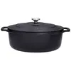Image de Cocotte ovale en fonte 35cm noir - PUC473501 - CHASSEUR