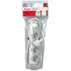 Image de Legrand 050075 - Rallonge multiprise 4 prises 2P+T pivotantes - 16A 230V - Blanc/Gris - 1,5 m