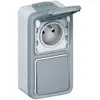 Image de Legrand Plexo va-et-vient + prise - Gris