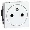Image de Legrand Mosaic prise 2P+T 2 modules - Blanc