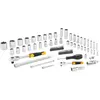 Image de Stanley STMT82831-1 - Coffret douilles 72 pièces - Cliquets 1/4" et 1/2" - Chrome