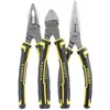 Image de Stanley MaxSteel 4-84-488 - Coffret de 3 pinces - Universelle 165 mm - Diagonale 165 mm - Bec long 155 mm