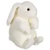 Image de Gipsy peluche lapin bélier assis - Blanc