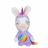 Image de Gipsy peluche Lapins Crétins licorne - Mauve