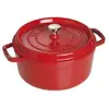 Image de Staub Cocotte - Poêle Unique - Cerise - Fonte - 3,8 L - 24 cm (40509-835-0)