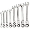 Image de 50-CTJ8 Jeu de 8 clés mixtes à cliquet articulées 8 19 mm