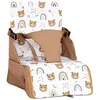 Image de Tinéo Rehausseur nomade bébé - Camel oursons