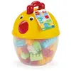 Image de Ecoiffier Abrick Baril Poule - 90 briques multicolores