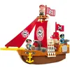 Image de Ecoiffier bateau pirate Abrick   multicolore