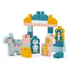 Image de Ecoiffier baril de briques zoo - Multicolore