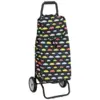Image de BLEU BLANC COURSE Poussette de marché Carlux 2 roues 55 L