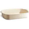 Image de Plat rectangle Argile beige moyen modèle