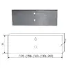 Image de ISEO Pêne de verrou 135 mm 9711135CU - Rectangle à 2 trous ronds - Métallique