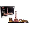 Image de Puzzle 3D lumineux Monuments de Paris 115 pièces 50 cm